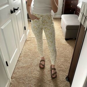 Judy Blue Skinny Fit Floral Denim